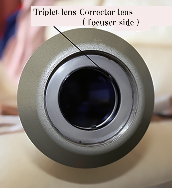 VIXEN 120S Objective lens ( doublet ,2 separated type), with